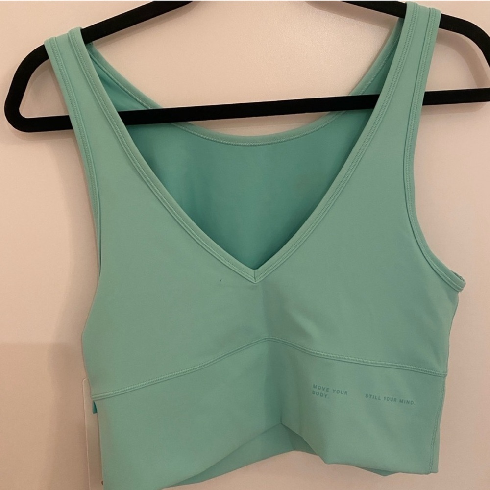 Lululemon Power Pivot Everlux Tank Top in Wild Mint Size 10 - Picture 7 of 8